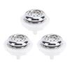 3PCS 7 Hole Nozzles PVC Material Bubble Jet Nozzle Accessory for Spa Bathtub Swimming Pool