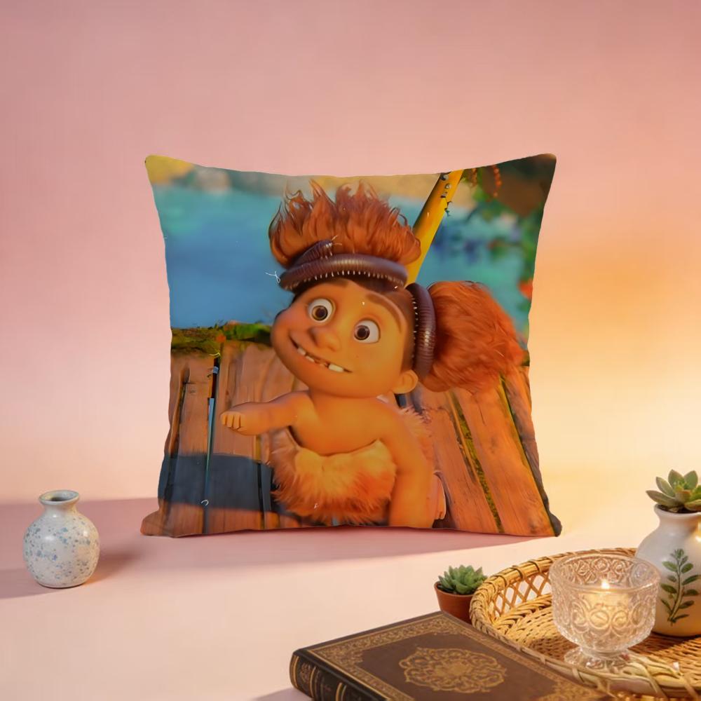 Popular TThe Croodsable Cushion Cover Premium SkinFriendly Pillow Case MultiPurpose for Home Office Travel