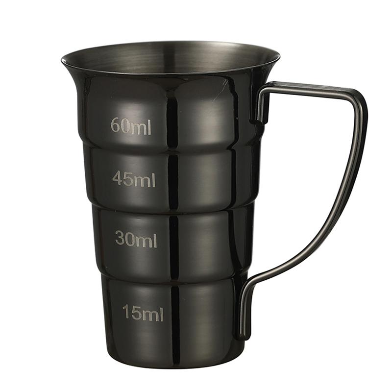 Edelstahl Stufen Jigger Cocktail Jigger mit Griff, 60ml (2 Unzen)