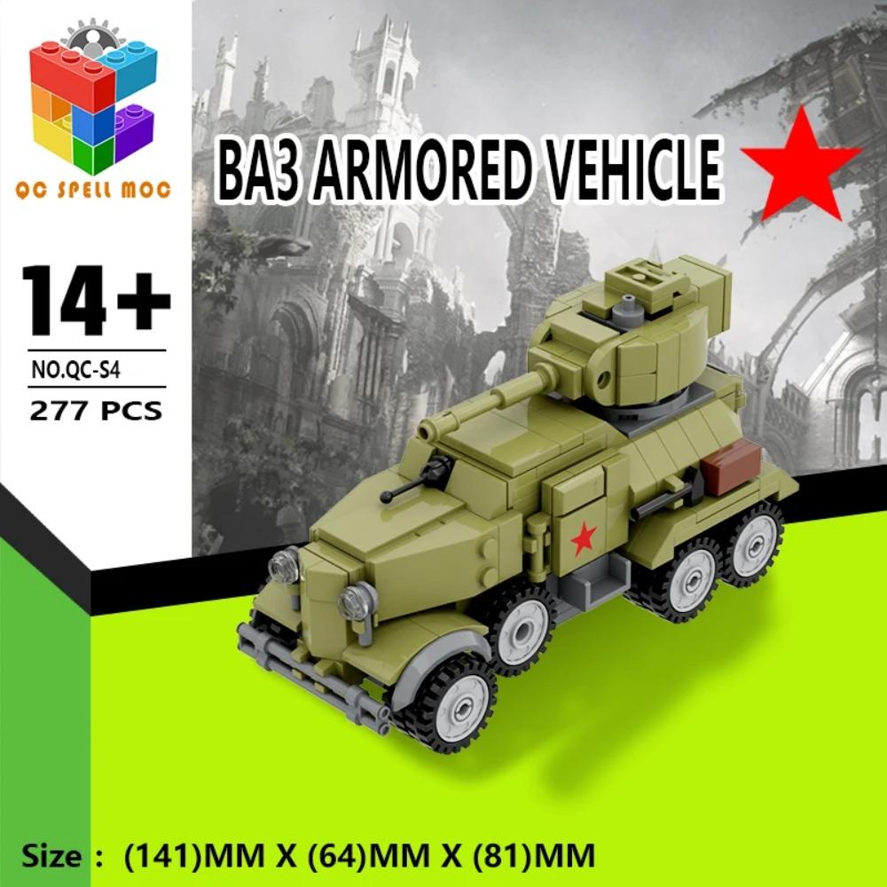 Gebäude MOC Neuer WW2 Sowjetischer Panzer gepanzertes Fahrzeug Baustein Set Militär Montage Modell Armee Krieg Soldat Spielzeug Geschenke für Kinder Kinder