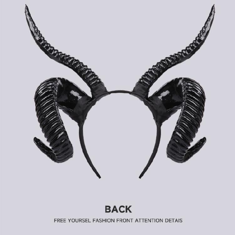 Handmade Cartoon Cosplay Costume Sheep Horn Halloween Party Role Headbands