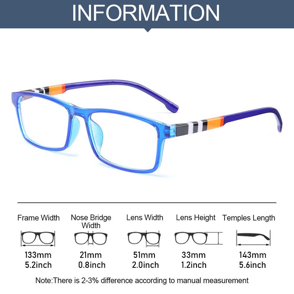New Anti-Blue Light Reading Glasses for Women Men Fashion Striped PC Frame Readers Eyewear Eye Protection Presbyopia Eyeglasses