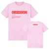 Maglietta Definizione Ossessione Film Horror Estiva Cotone Manica Corta Magliette Donna Streetwear Unisex Casual Ampia Girocollo