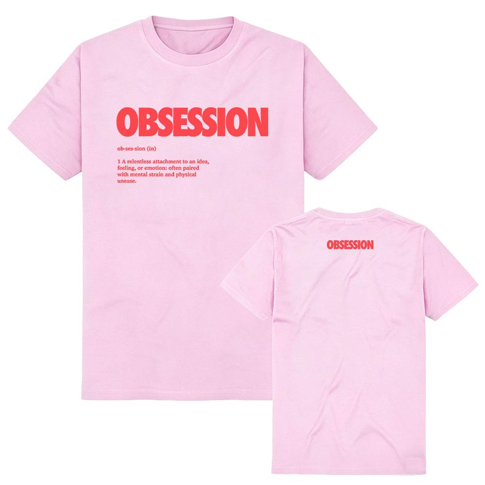 Maglietta Definizione Ossessione Film Horror Estiva Cotone Manica Corta Magliette Donna Streetwear Unisex Casual Ampia Girocollo