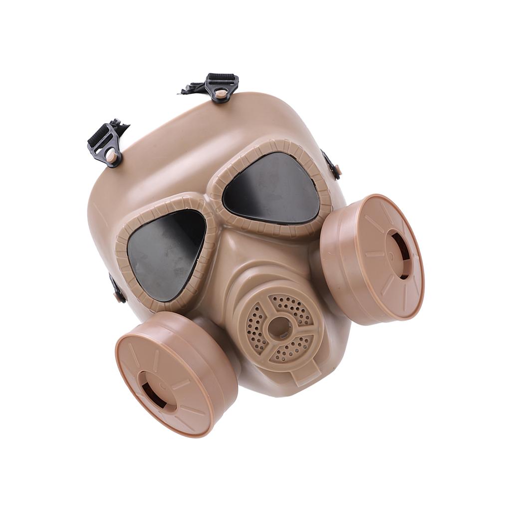 M04 Full Face Cover M05 Prop Biochemical Gas Face Shield with Dual Fan Filter Tanks UV Proof Sunglasses Lens