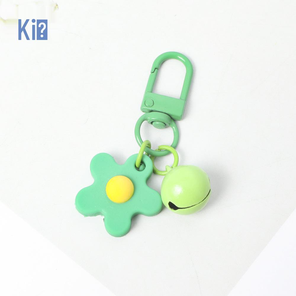 Portachiavi Campanella Fiore Smaltata Colorata - Portachiavi Colore Caramella Gioiello Ciondolo Fai da Te