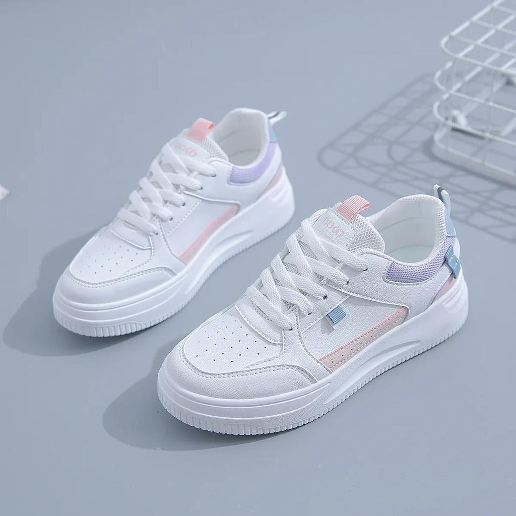 Fashion Fashion Women's Sneakers Platform Sports Shoes White Running Sneakers Chunky Shoes Tennis Female Basket  Zapatos De Mujer