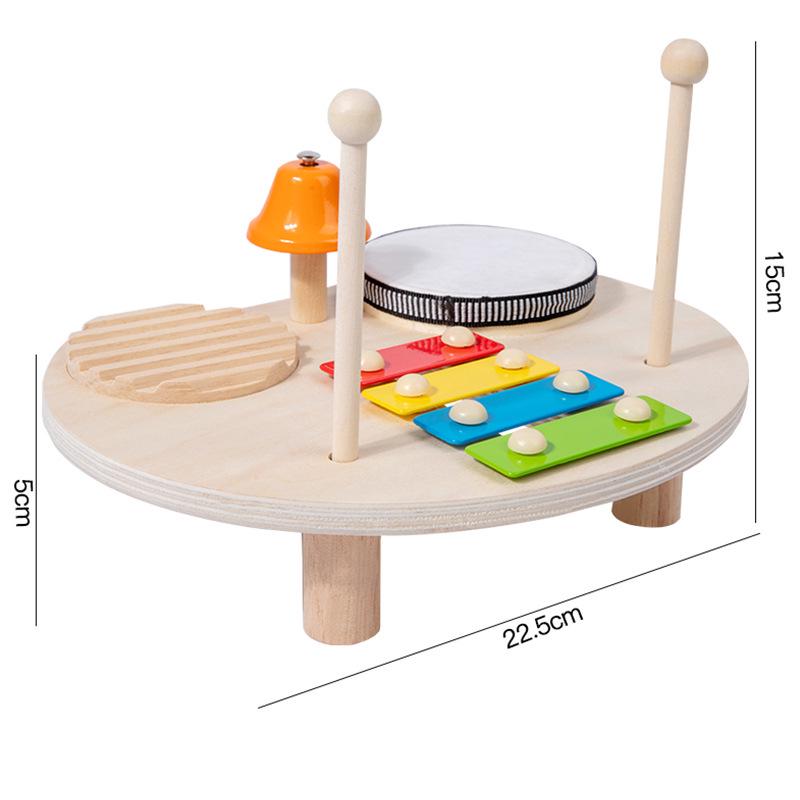 Children's Multi-functional Musical Drum Table - Educational Percussion Toy for Early Music Development
