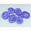 370Cts. Dyed Solar Druzy Agate Mix Shape Cabochon Loose Gemstone 06 Pcs Lot A-694