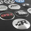 T23-4pcs 56/60/65mm Car Wheel Center Decal Hub Sticker for VOLKSWAGEN Golf 5 6 7 Polo Passat Tiguan CC Bettle Bora Touran DecorativeVSOA1