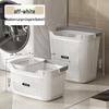 Large Portable Laundry Basket - Breathable, Plastic Storage Bin for Dirty Clothes In Bathroom or Dormitory