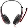CANYON HSC-1 PC Headset Mic 2m Black - Red