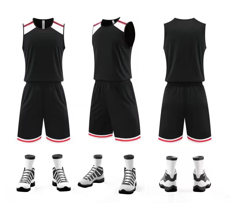 Children's Basketball Quick-Dry Jersey Set for College Competition