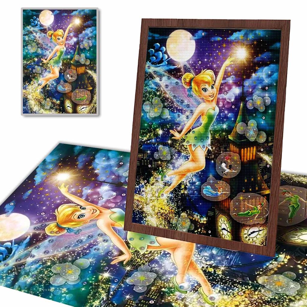 5D Diy Diamond Painting Beautiful Fairy Full Drill Rhinestones Mosaic Embroidery Handmade Products Home Decor Gift