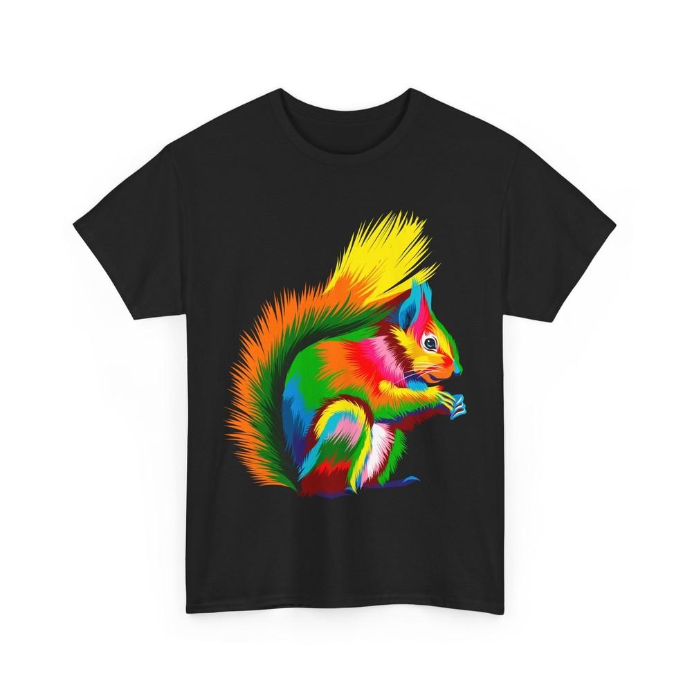

Squirrel T-Shirt, Squirrel Rodents Lovers Squirrel Keeper Colorful T-Shirt S