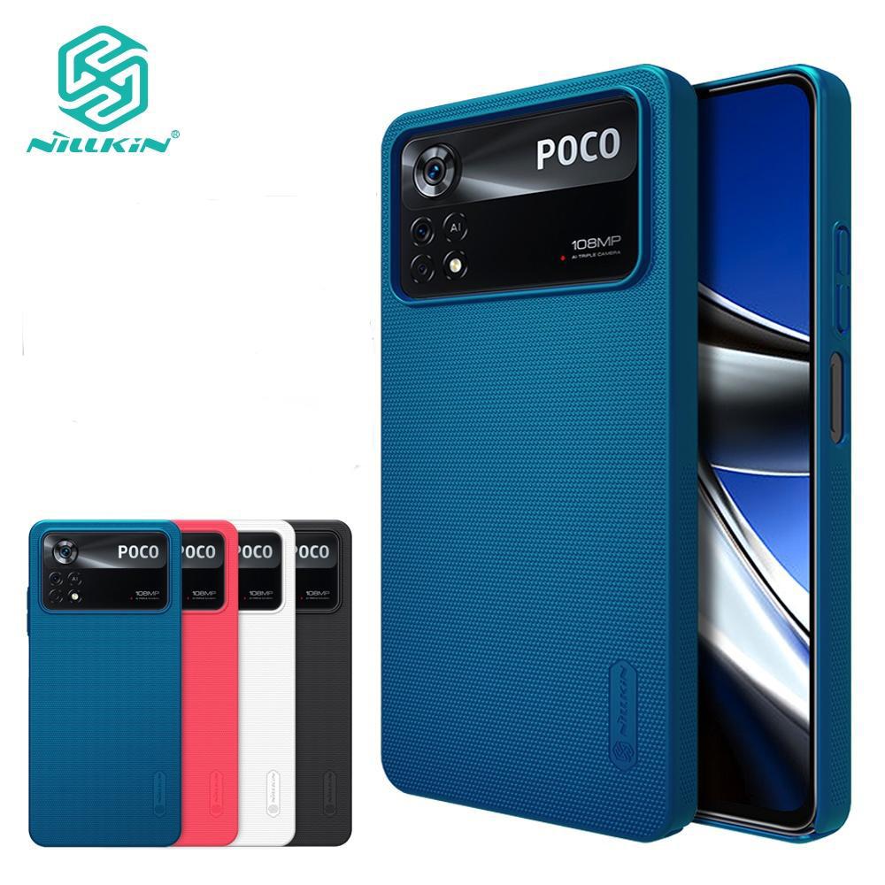 

Чехол Nillkin Super Frosted Shield для телефона Xiaomi Poco X4 Pro 5G, ультратонкий матовый жесткий чехол из ПК с защитой от отпечатков пальцев, противоударная задняя крышка