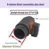 Two-Way/Three-Way Plastic Diverter Valve with Quick Connector for Water Pipes