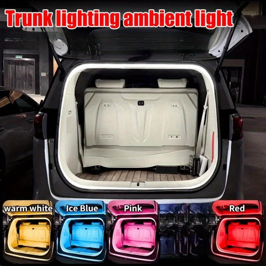 78.74 Inch Smart Car Trunk Lighting Ambient Light Interior Decoration Led Wireless Automatic Sensing Tailgate Light Strip