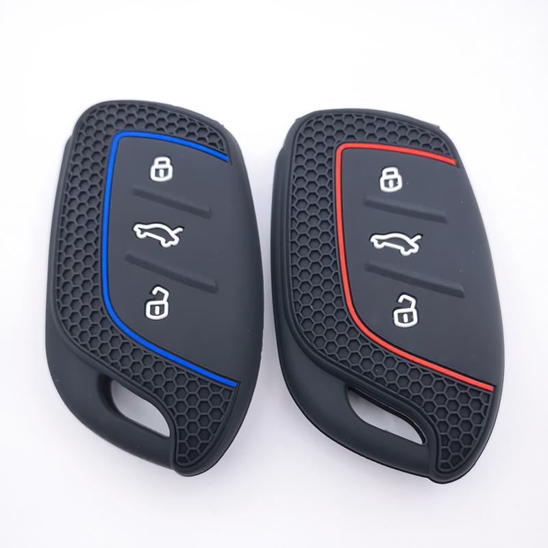 3 Buttons Silicone Remote Key Cover Case Fob For Mg 4  Mg4 Ev Mg Hs Gt Zs Ev Zx Mg5 Mg6 For Roewe Rx3 Rx5 Rx8 Erx5 I6 I5
