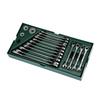 SATA 19-Piece Fully Polished Ratcheting Combination Wrench Set