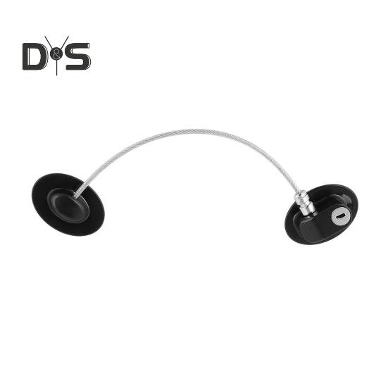 Stainless Steel Window Restrictor Lock Adhesive Door Window Lock with Keys Childproof Casement Window Anti Theft Window Cabinet Fridge Security Lock
