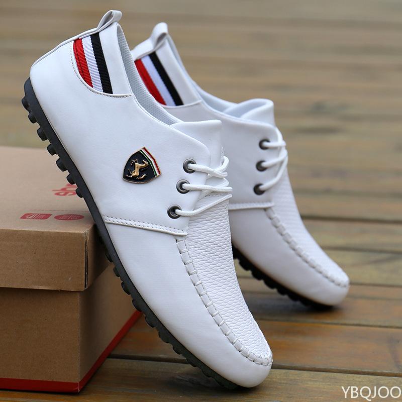 Herren Freizeitsneaker Frühling Herbst Neue Trendschuhe Atmungsaktive Einfarbige Schuhe Rutschfeste Herren Fahrschuhe Homme