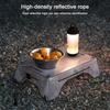 1/2Pcs Ultralight Folding Mini Table Portable Small Folding PP Camping Table and Tray For Outdoor Camping Hiking Equipment