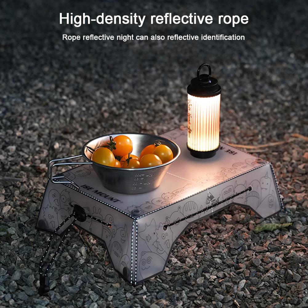 1/2Pcs Ultralight Folding Mini Table Portable Small Folding PP Camping Table and Tray For Outdoor Camping Hiking Equipment