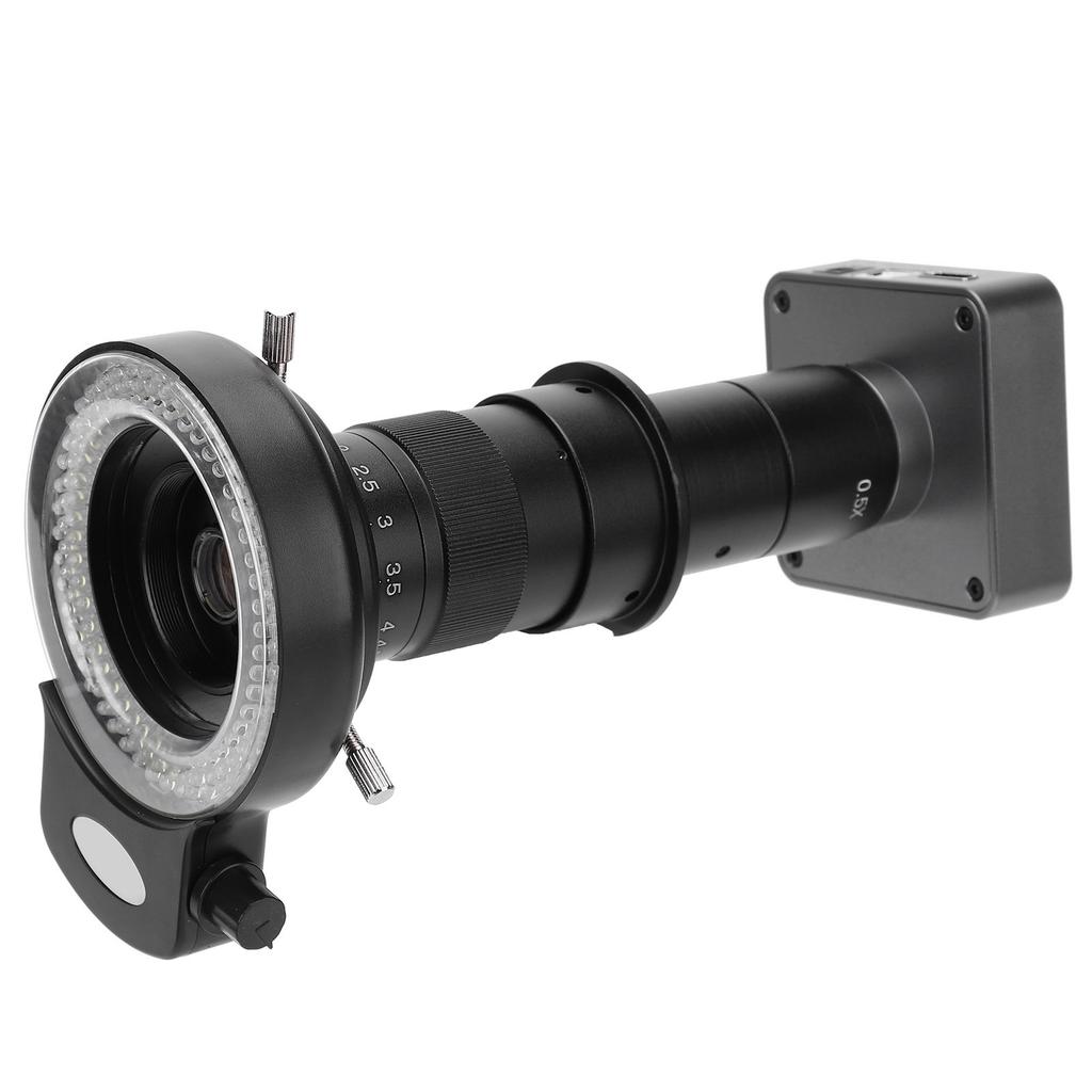 Microscope Camera 48Mp100X Lens56LED Light FHD HDMI USB for Phone PCB Welding