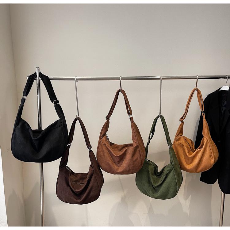 High-End Versatile Crossbody Shoulder Tote - Large Capacity, Commute-Friendly, Lazy Style