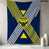 Oxford United FC Wall Tapestry Aesthetic Wall Hanging Printed Fabric Blanket Decorative Tapestries for Bedroom Living Room Home Decor