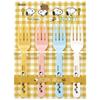 Forks, Set of 4, Snoopy Picnic, Made In Japan, F-18P-A