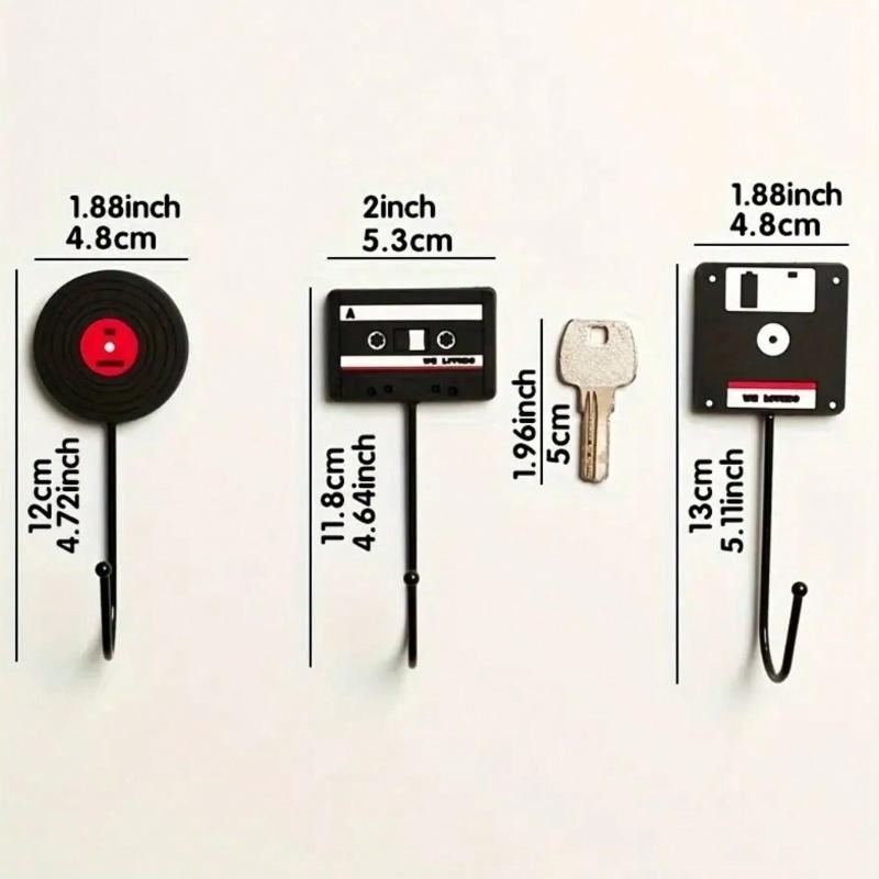 1/3 ks Retro dveřní háček pro sluchátka, pracovnu, esportovou hernu. Herní místnost, silná nosnost pro zavěšení batohu/sluchátek