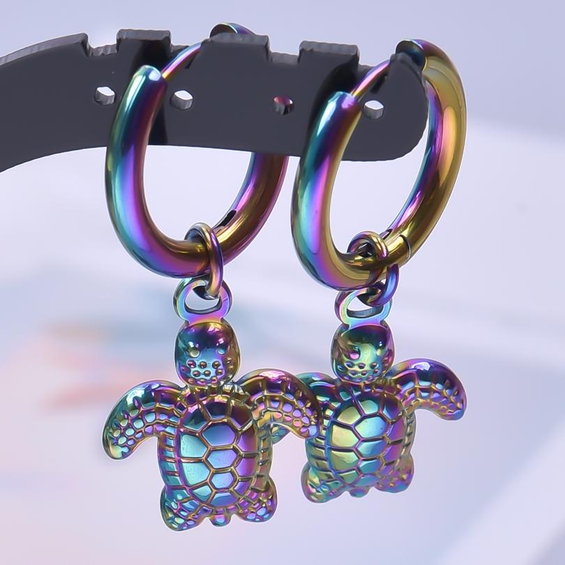 The Sword Earrings For Women/Men Accessories Vintage Jewelry Stainless Steel Hoop Ear Piercing Sabre Charm Goth Pendientes Gifts