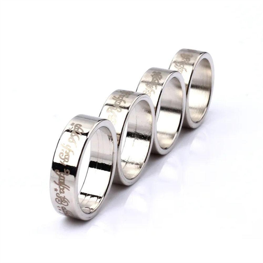 Gold Silver Plate Magician Ring Magic Tricks Wizard PK Ring Magnetic Magic Ring  Finger Decoration