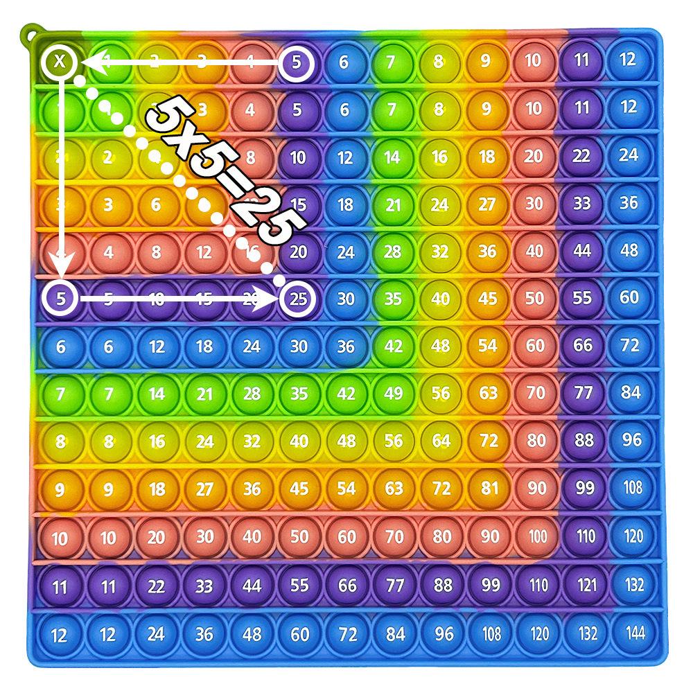 Grenzüberschreitendes pädagogisches Mathe-Spielzeug für Kinder: Whack-a-Mole Multiplikations-Pop