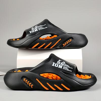 Slippers Men's Summer Outdoor Beach Fashion Casual Thick Sole Soft Sole Breathable Large Size Sandals Couple Home Bathroom Non Slip EVA Slippers