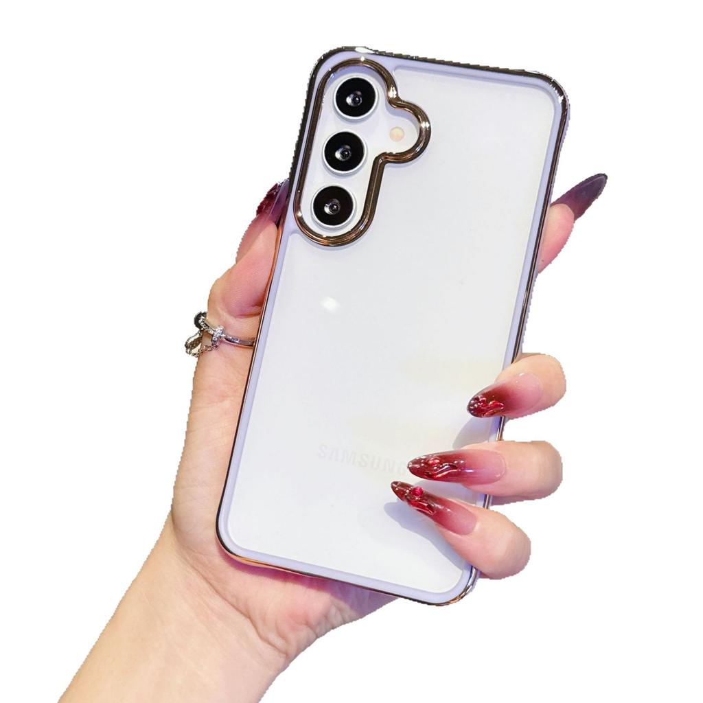 Electroplated Two-color Transparent Acrylic Samsung S11ultra Mobile Phone Case A11 Four-corner Anti-drop A11 Protective Case