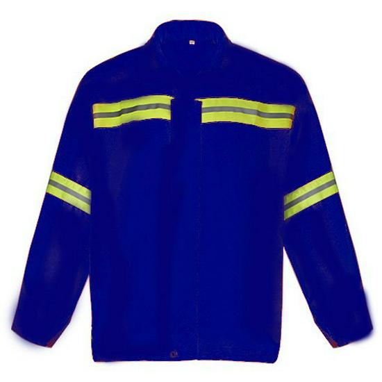 Reflective Long Sleeve Jacket for Sanitation & Road Maintenance