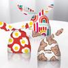 50Pcs Animal Pattern Rabbit Long Ear Bags Plastic Candy Gift Bags Rabbit Ear Candy Bags  Biscuits