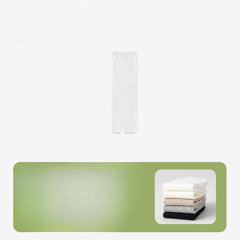 

Носки с двумя пальцами, Женские летние носки до середины икры, Антибактериальные, Впитывающие пот спортивные короткие носки, Хлопковые носки с разделением пальцев 1 pair