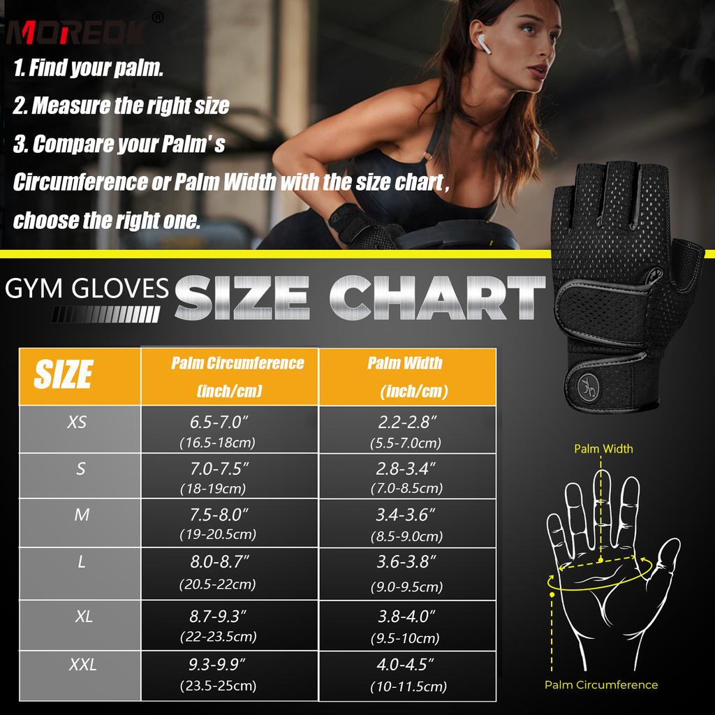 Gym Gloves Non-slip 3MM Pads Pull Up Power Training Weight Lifting Gloves Kettlebell Workout Exercise Fitness Gloves Men