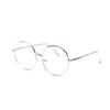 RBRARE Oversized Round Glasses Silver Metal Frame Vintage Sexy Circle Glasses Brand Designer Huge Big Nerd Eyeglasses Women