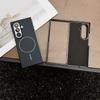 For Samsung Galaxy Z Fold7 5G Magnetic Case Carbon Fiber Texture Folding Phone Cover