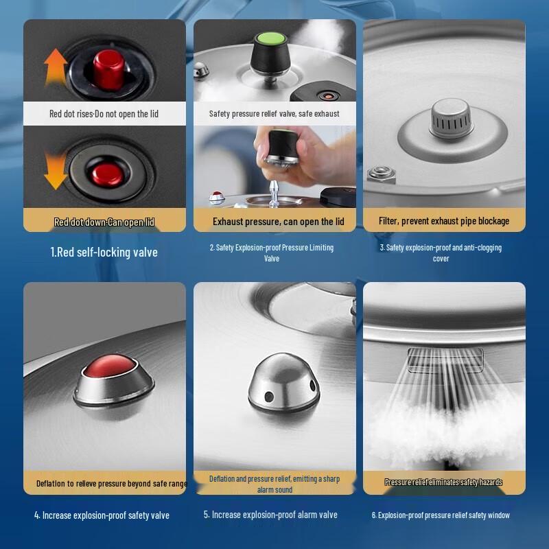 ASD 304 Stainless Steel Pressure Cooker