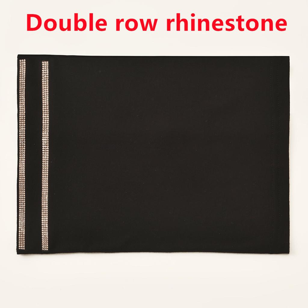 Muslimische Schlauchmützen Damen Weiche Premium Jersey Unterkappen Glänzender Strass Innerer Hijab Diamant Einlage Turban Offene Mützen Islam Ramadan