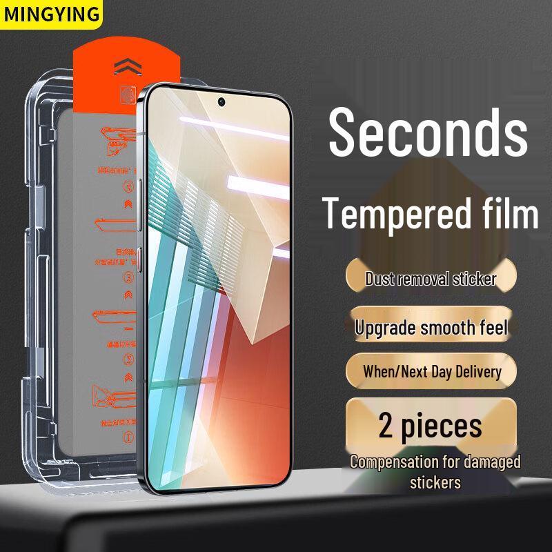 Mingying HD Tempered Glass Screen Protector 2-Pack for Xiaomi & Redmi
