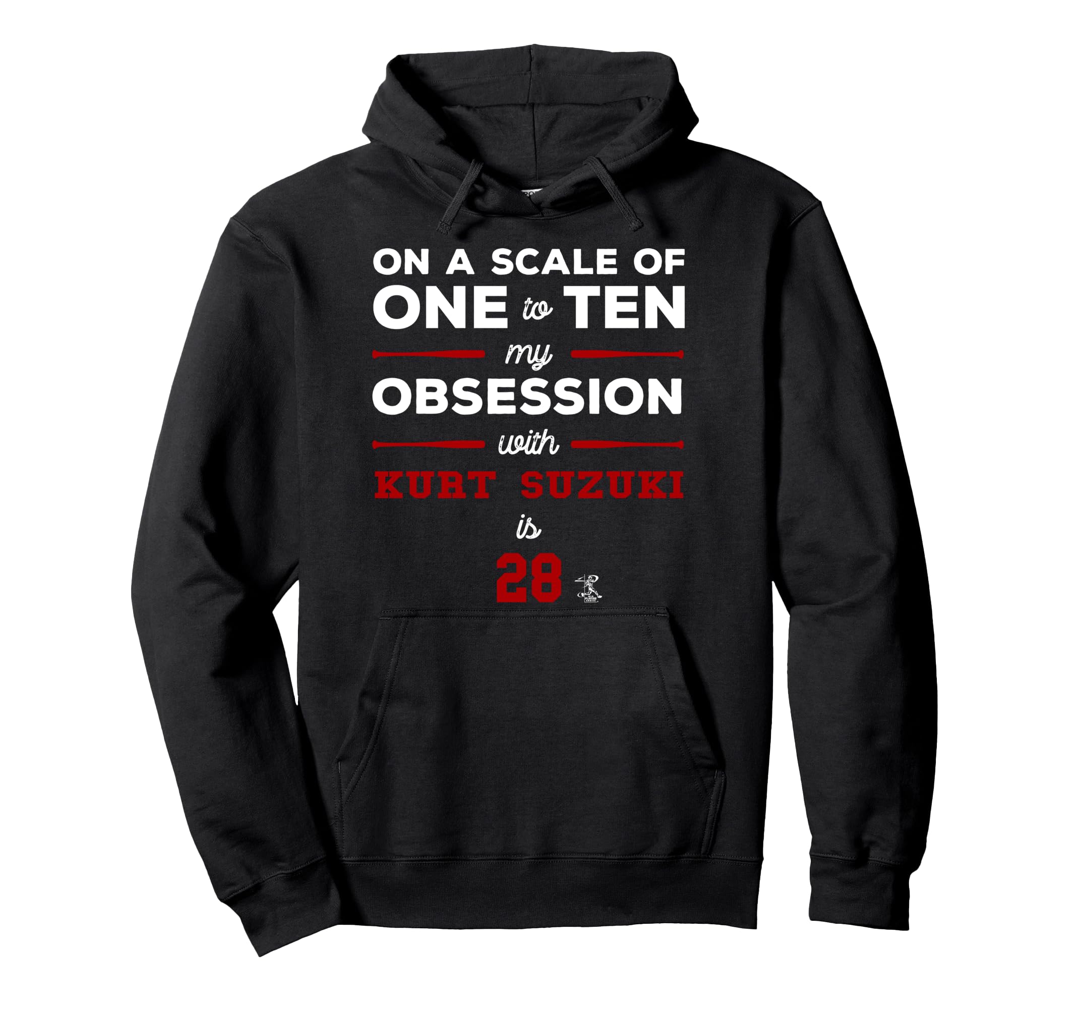 

Курт Сузуки 1 к 10 Game Day Scale Hoodie чёрный