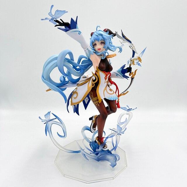 28cm Kamisato Ayaka Genshin Impact Anime Figure Raiden Shogun /Yae Miko Action Figure Paimon /Klee /Ganyu Figurine Model Doll Toys