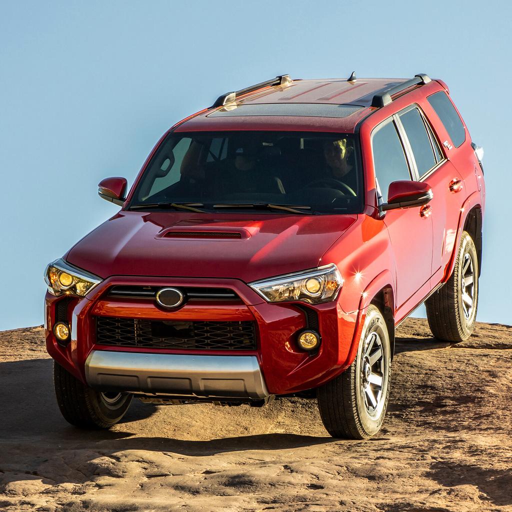 Matte Black Overlay Front Center Grill Cover Trim ert Bezel For 4Runner 20-23